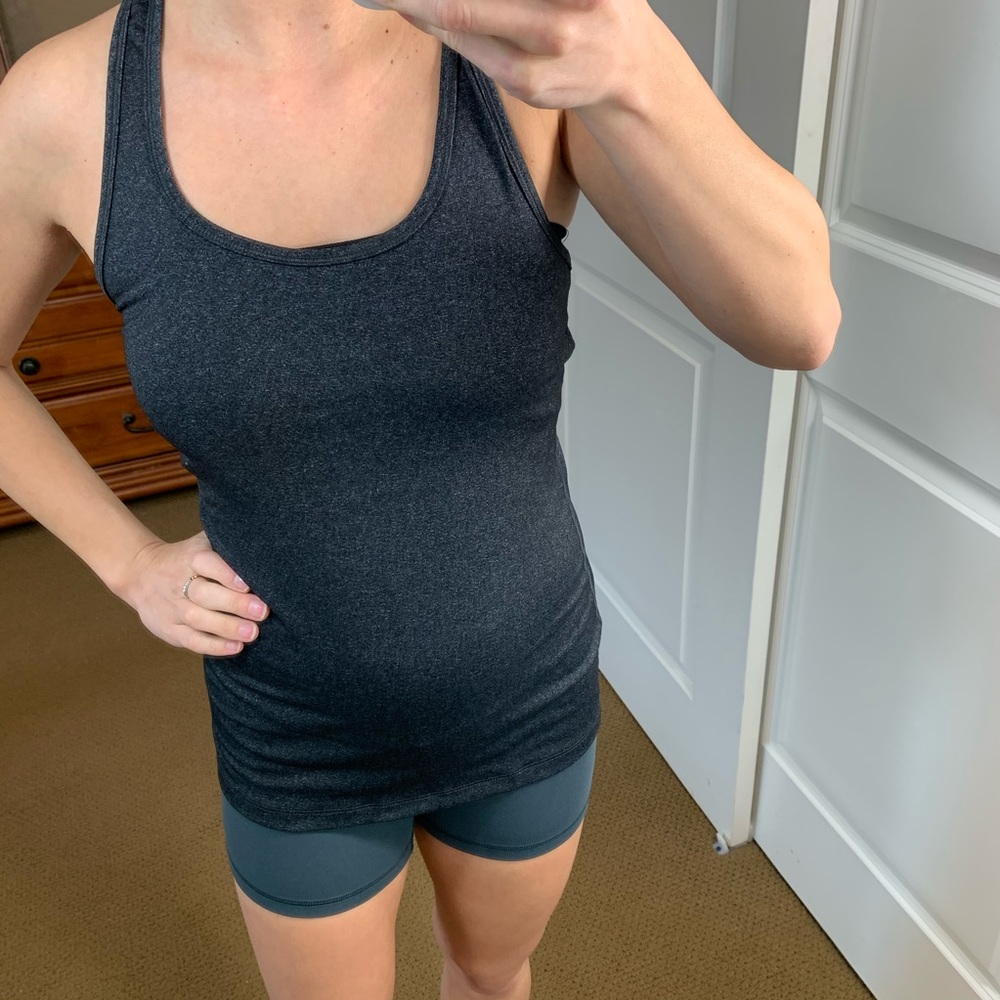 90 DEGREE BY REFLEX GREY TANK TOP - SIZE S
